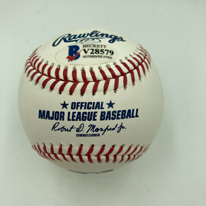 Nike Founder And Owner Phil Knight Signed Major League Baseball Beckett COA