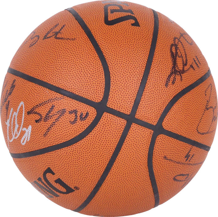 Kobe Bryant 2002-03 Los Angeles Lakers NBA Champs Team Signed Basketball PSA