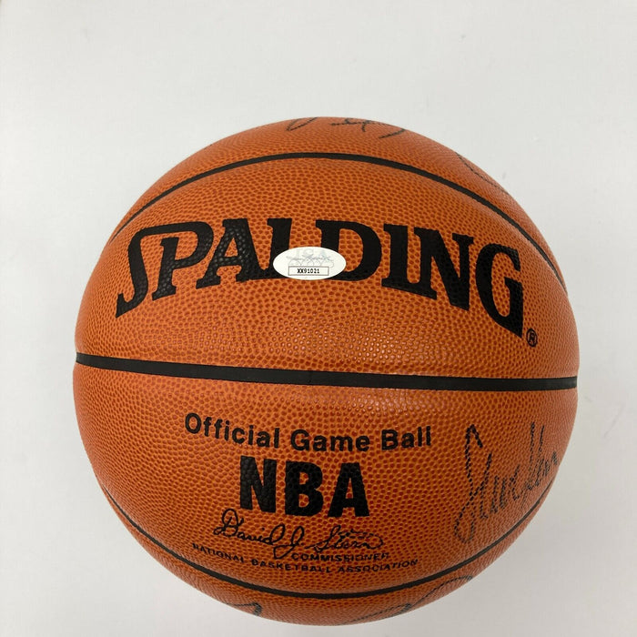Michael Jordan Scottie Pippen & Dennis Rodman Official Game Basketball JSA COA