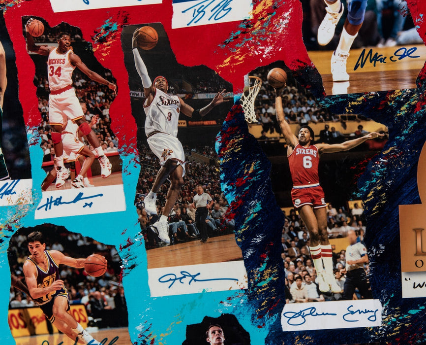 Michael Jordan Kobe Bryant LeBron James Signed Legends Of The Game Art