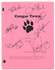Cougar Town Cast Signed Pilot Script Courteney Cox Dan Byrd Josh Hopkins Beckett