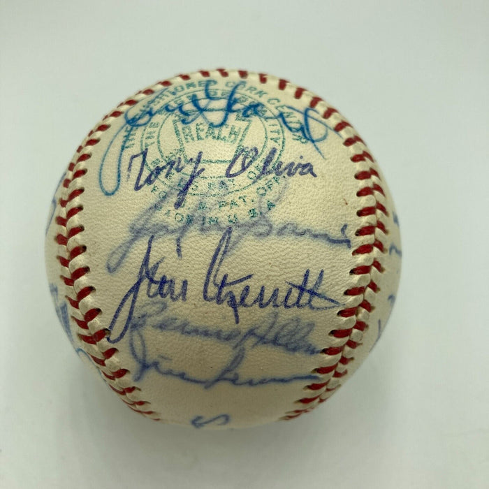 1968 Minnesota Twins Team Signed Baseball Harmon Killebrew JSA COA