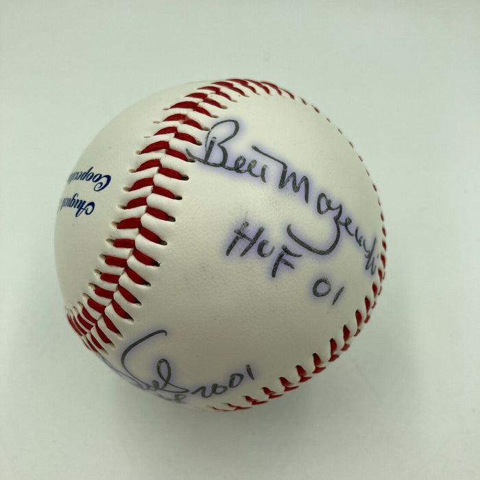 Kirby Puckett Dave Winfield Bill Mazeroski '01 HOF Induction Signed Baseball JSA