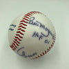 Kirby Puckett Dave Winfield Bill Mazeroski '01 HOF Induction Signed Baseball JSA