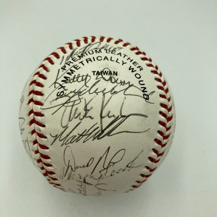 1989 San Francisco Giants NL Champs Team Signed Baseball With Willie Mays