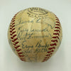 Willie Mays Hank Aaron Stan Musial 1950's Hall Of Fame Multi Signed Baseball JSA