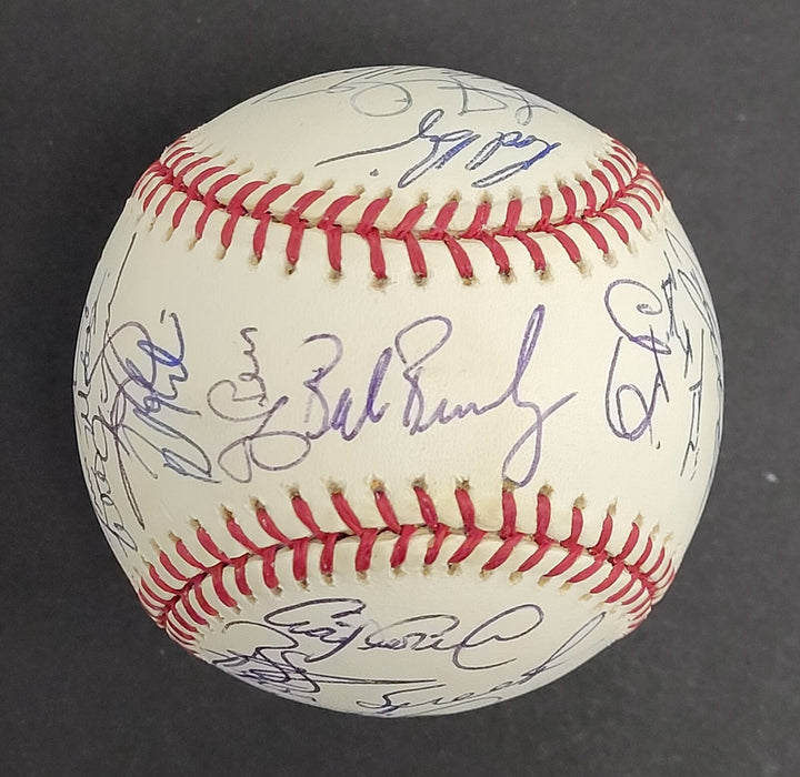 2001 Arizona Diamondbacks World Series Champs Team Signed Baseball Beckett COA
