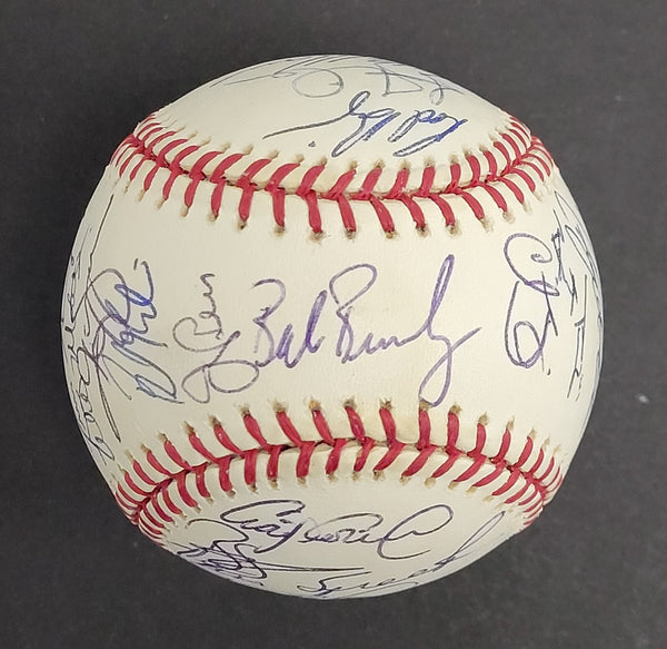2001 Arizona Diamondbacks World Series Champs Team Signed Baseball Beckett COA