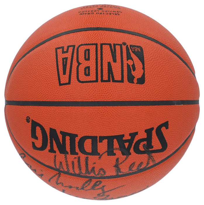 1972-73 New York Knicks NBA Champs Team Signed NBA Game Basketball UDA COA