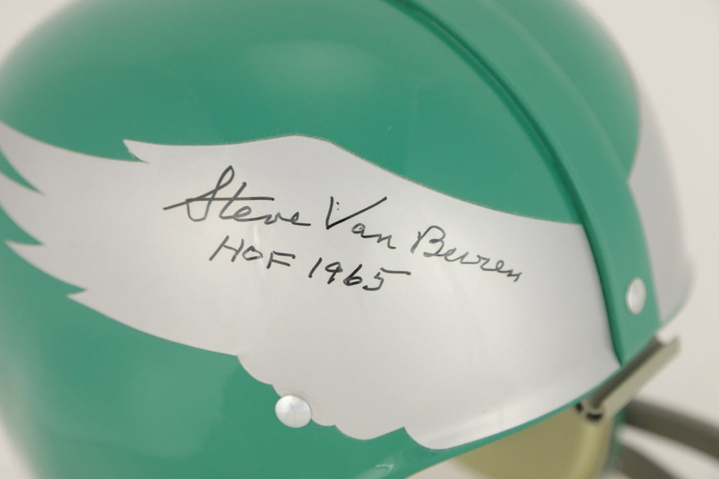 Steve Van Buren Signed Authentic Philadelphia Eagles Full Size Helmet PSA DNA