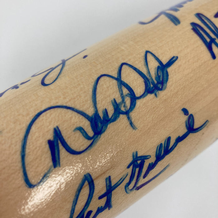 2021 Hall Of Fame Induction Multi Signed Baseball Bat 31 Sigs Derek Jeter JSA