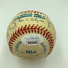 1998 Yankees World Series Champs Team Signed Baseball Derek Jeter Rivera JSA COA