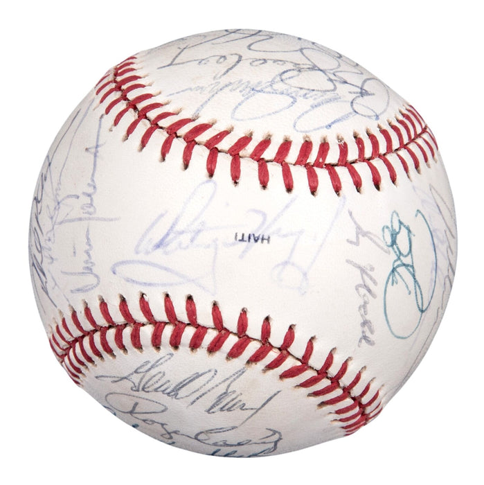 1988 NL All Star Team Signed Baseball Greg Maddux Ryne Sandberg Gary Carter PSA