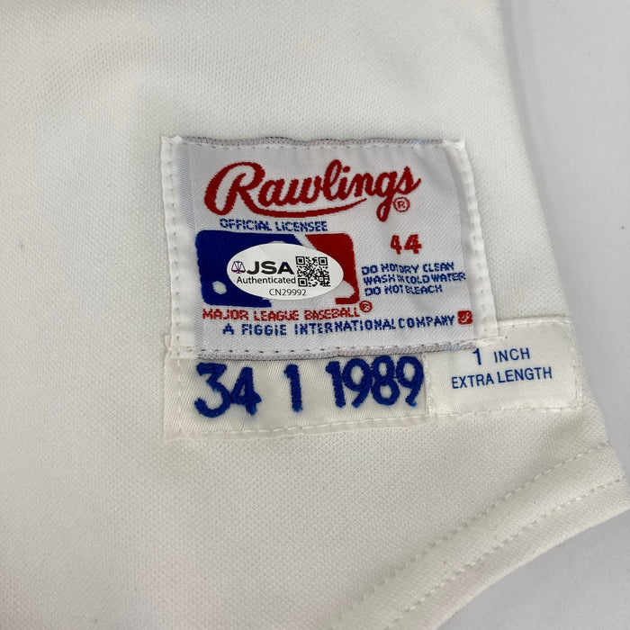 Nolan Ryan Signed 1989 Authentic Game Model Texas Rangers Jersey With JSA COA