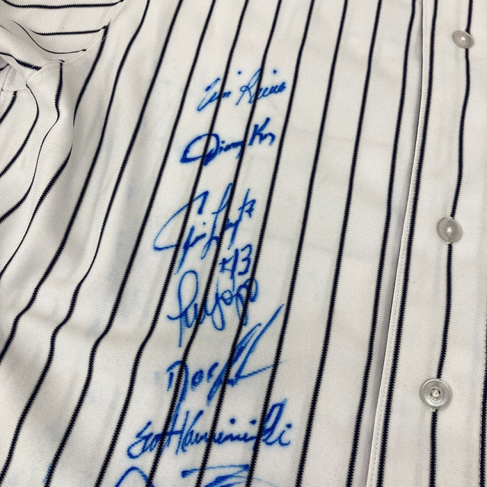 1996 New York W.S. Champs Team Signed World Series Jersey Derek Jeter JSA COA