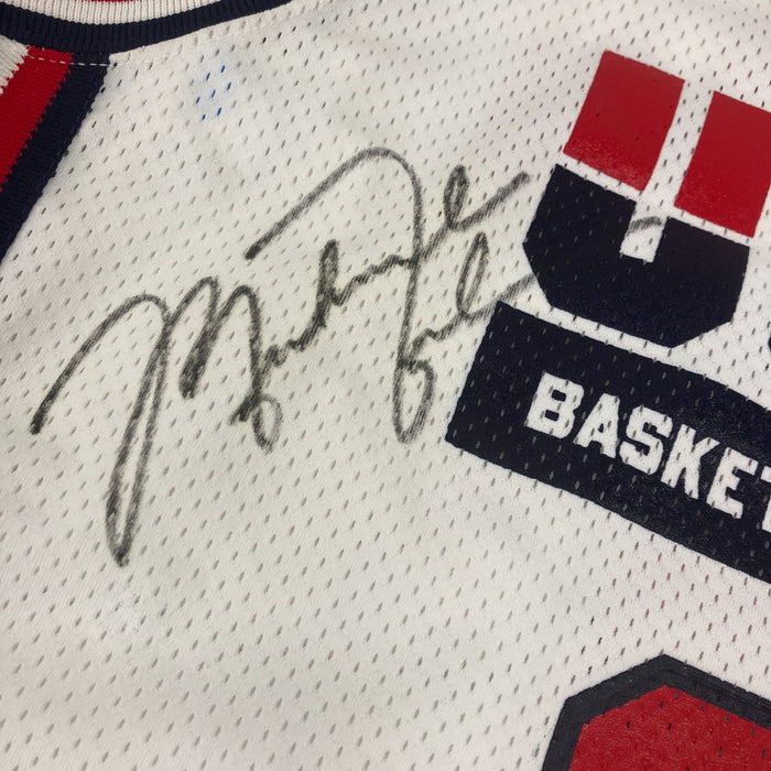 Michael Jordan Signed Game Used 1992 Team USA Dream Team Jersey PSA DNA & MEARS