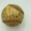 1934 Detroit Tigers AL Champs Team Signed Baseball Hank Greenberg JSA COA