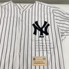 Mariano Rivera Signed Heavily Inscribed NY Yankees STAT Jersey Steiner COA