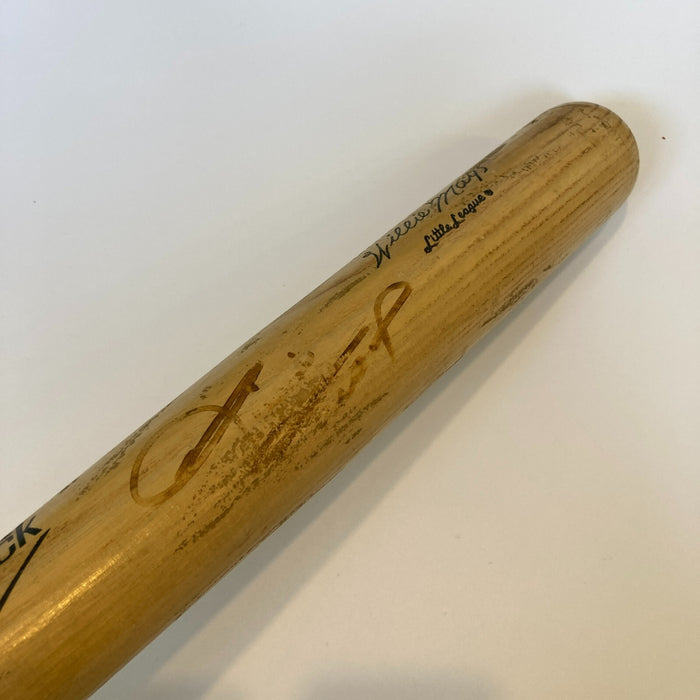 Willie Mays Signed Vintage Adirondack Baseball Bat With JSA COA