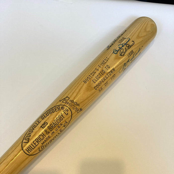 Ted Williams Carl Yastrzemski Boston Red Sox Legends Multi Signed Bat JSA COA