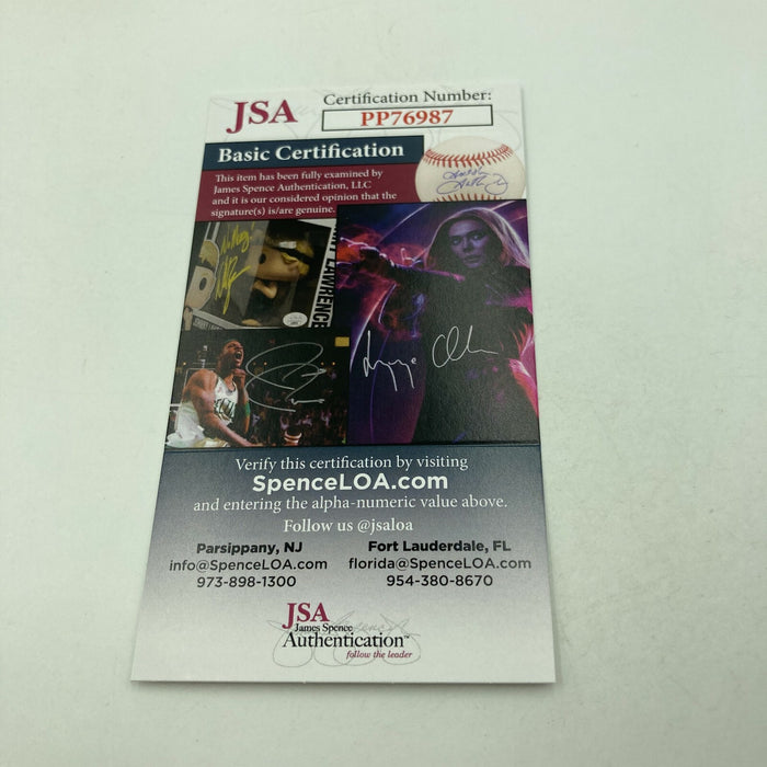 Heath Shuler Signed Autographed American League Baseball JSA COA