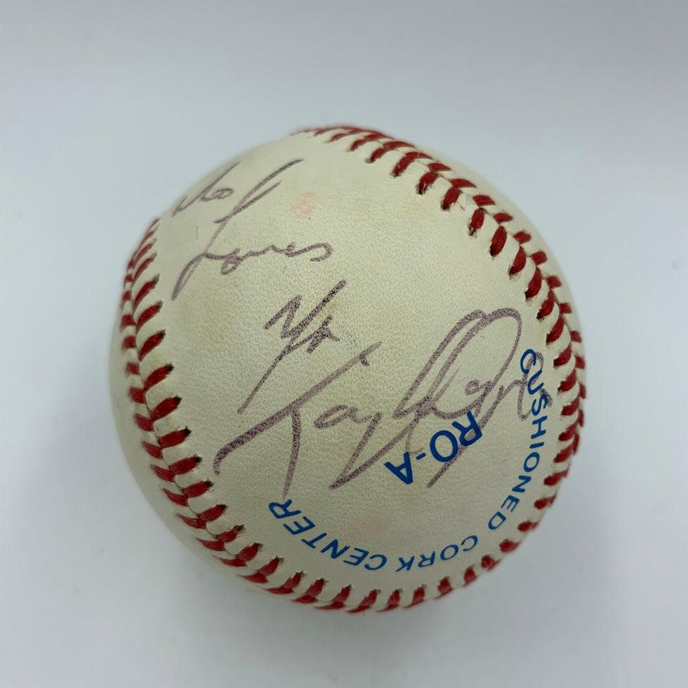 Taylor Dayne Signed American League Baseball JSA COA Tell It To My Heart Singer