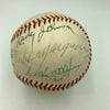 Willie Mays Rube Marquard George Kelly Hall Of Fame Multi Signed Baseball JSA