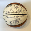 Jerry Buss 2010 Hall Of Fame Induction Multi Signed Basketball JSA COA