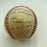 1986 New York Mets World Series Champs Team Signed W.S. Baseball JSA COA