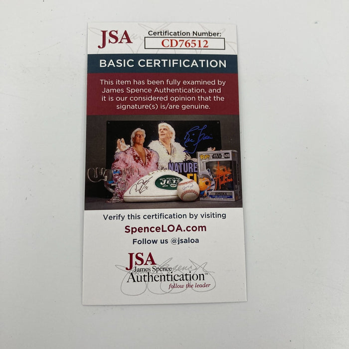 Early Wynn Signed Vintage 1940's Game Model Baseball Glove JSA COA