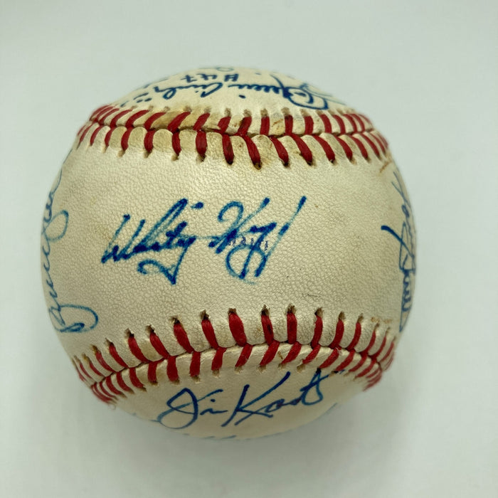 1982 St. Louis Cardinals World Series Champs Team Signed Baseball Beckett COA