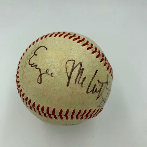 1968 Detroit Tigers World Series Signed Baseball W/ Senator Eugene McCarthy JSA