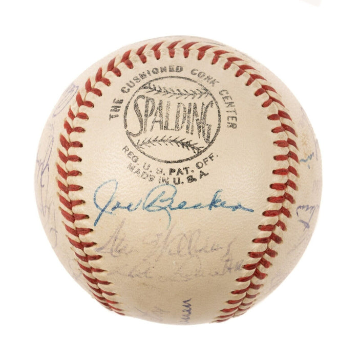 1959 Los Angeles Dodgers World Series Champs Team Signed Baseball JSA COA