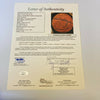 Michael Jordan 1997-98 Chicago Bulls Team Signed Basketball "The Last Dance" JSA
