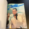 John Travolta Signed Vintage Large Poster Book With JSA COA