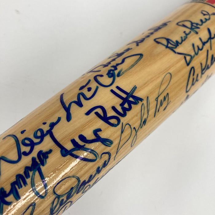 Hall Of Fame Multi Signed Baseball Bat 46 Sigs With Sandy Koufax Beckett COA
