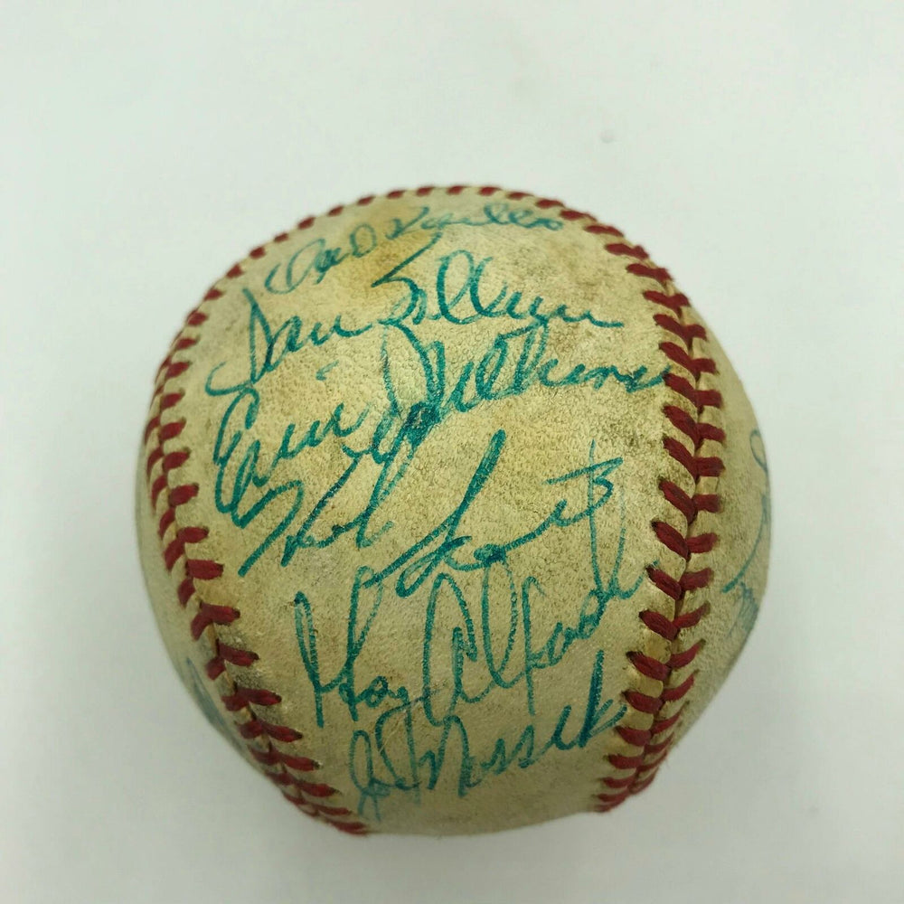 1979 Cleveland Indians Team Signed Game Used Official American League Baseball