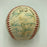 1977 New York Yankees World Series Champs Team Signed Baseball JSA COA