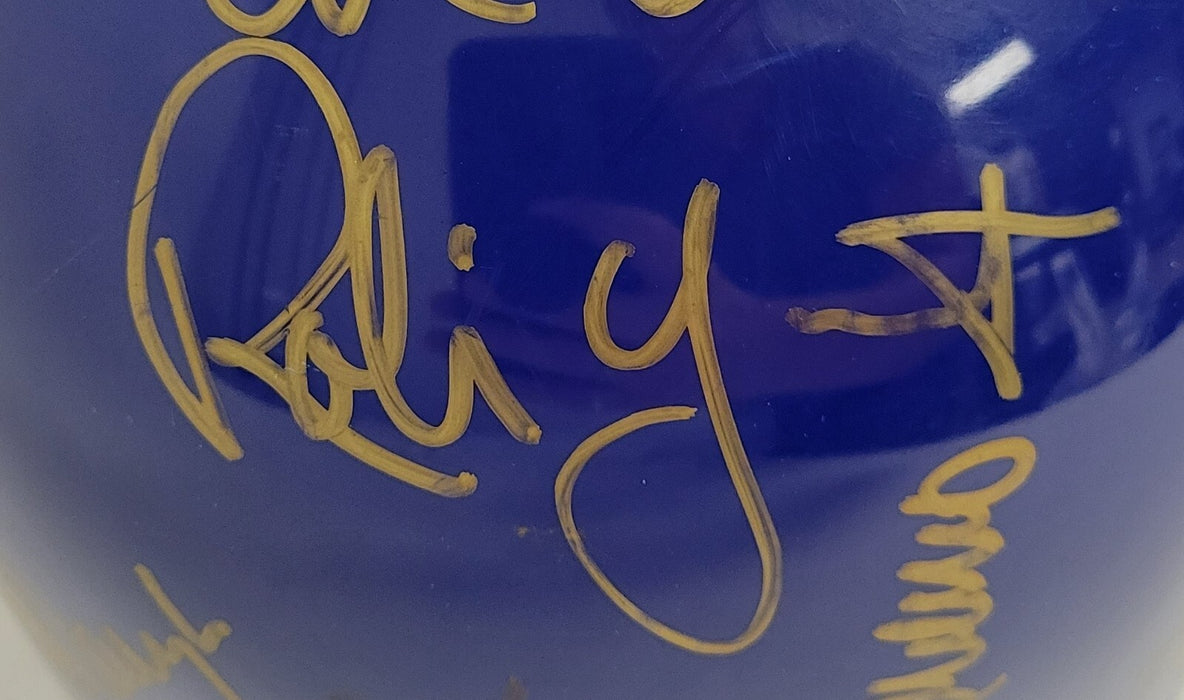 1993 Milwaukee Brewers Team Signed Authentic Helmet Beckett COA