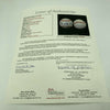 Legendary Shortstops Pee Wee Reese & Phil Rizzuto Dual Signed Baseball JSA COA