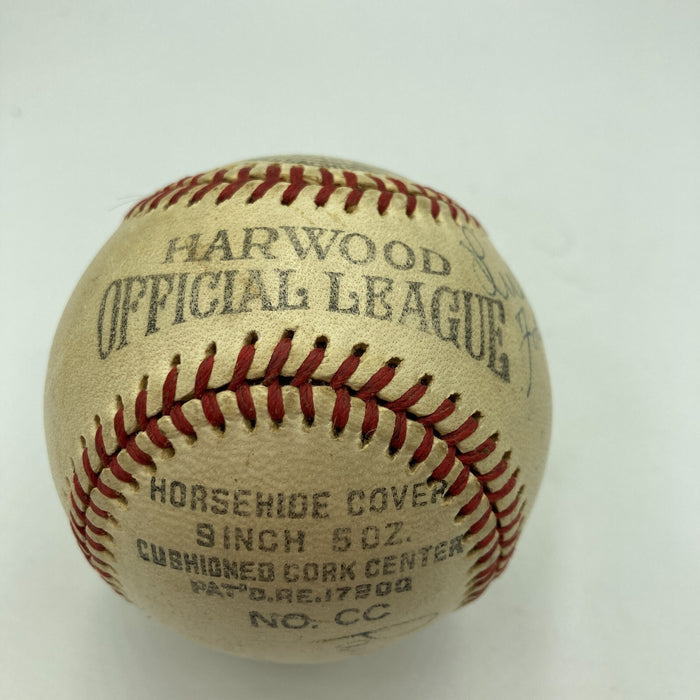 Harry Heilmann & Paul Waner Mutli Signed World War 2 Baseball JSA COA
