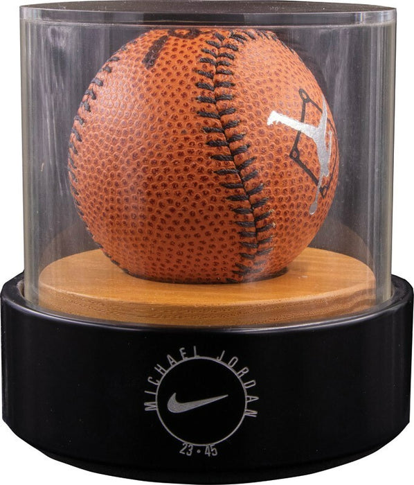 Michael Jordan Signed Nike Basketball Style Baseball Upper Deck UDA