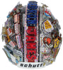 Lebron James Signed Charles Fazzino Pop Art Ohio Helmet UDA Upper Deck Fanatics