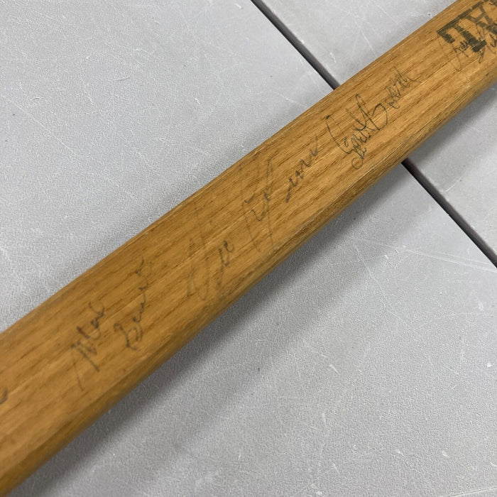 1948-49 Toronto Maple Leafs Stanley Cup NHL Champs Team Signed Hockey Stick PSA