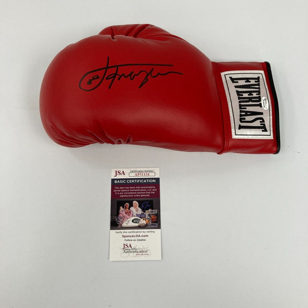 Joe Frazier Boxer Signed Everlast Boxing Glove JSA COA