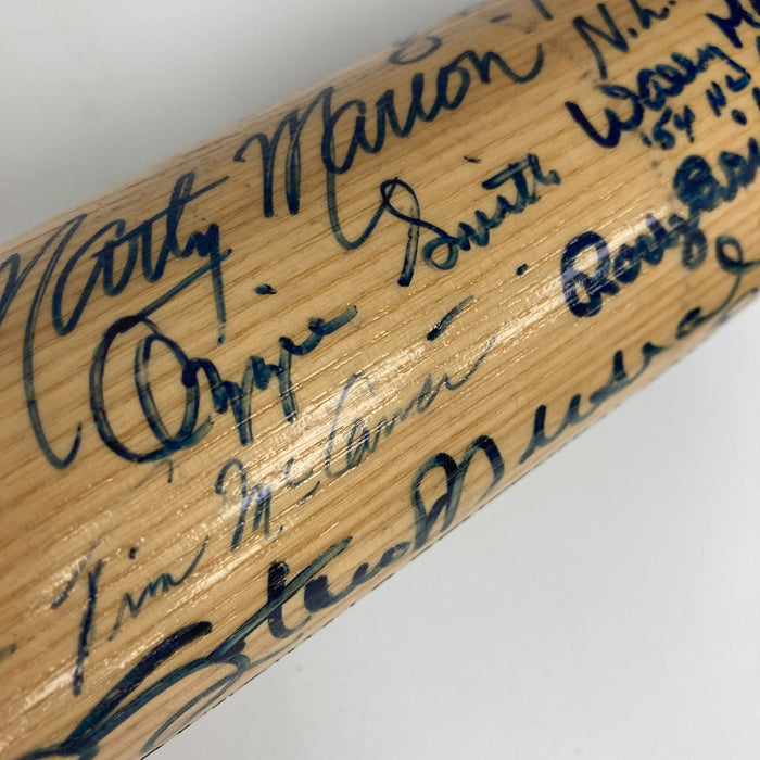 The Finest St. Louis Cardinals HOF Multi Signed Baseball Bat 70+ Sigs! JSA