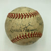 RARE 1940 New York Black Yankees Negro League Team Signed Baseball PSA DNA COA