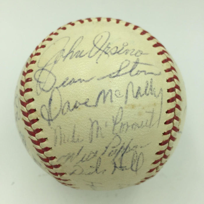 Rare 1963 Baltimore Orioles Team Signed American League Baseball PSA DNA COA