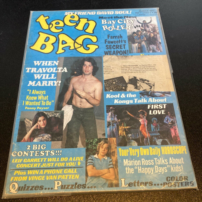 Ron Palillo Signed Autographed 1970's Teen Bag Magazine