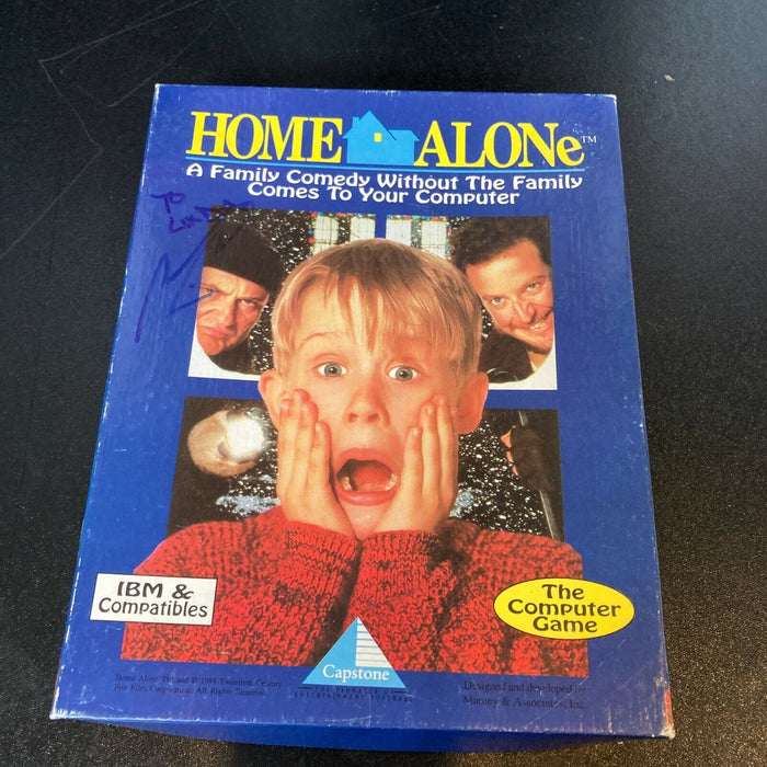 Macaulay Culkin Signed Autographed Original 1991 Home Alone Computer Game JSA